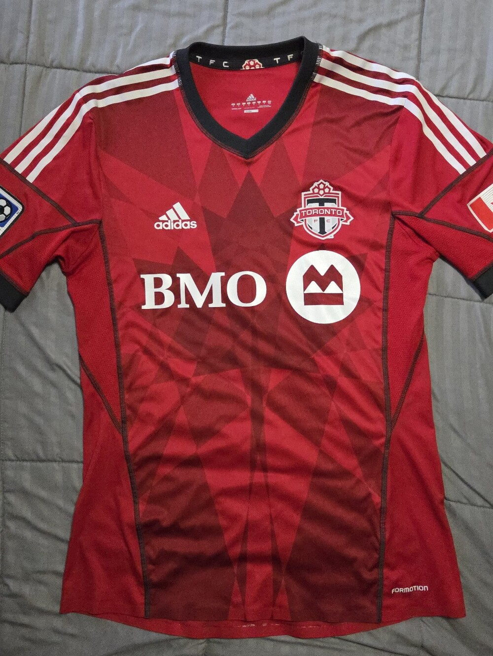 Men's adidas Toronto FC 2013-14 Authentic Home Jersey - Medium